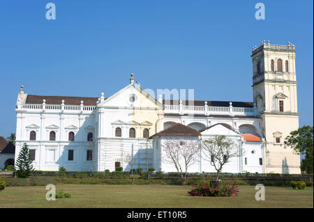 Toskanische dorischen Stil auf Se Kathedrale am Velha; Goa; Indien Stockfoto