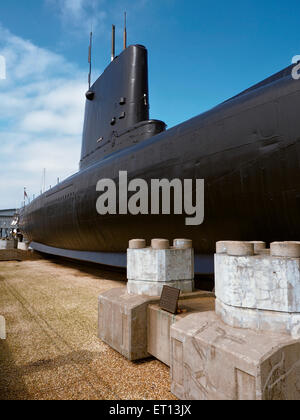 HMS Alliance ww2 u-boot Gosport Stockfoto