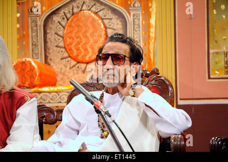 Bal Thackeray, indischer Politiker, Bal Keshav Thackeray, Gründer, Shiv Sena, Führer, Maharashtra, Indien, Asien Stockfoto