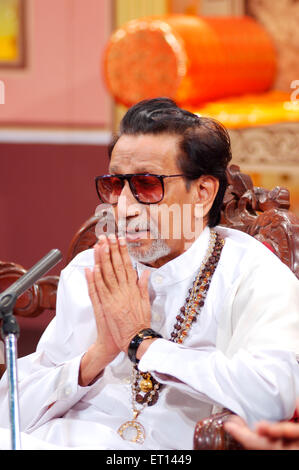 Bal Thackeray, indischer Politiker, Bal Keshav Thackeray, Gründer, Shiv Sena, Führer, Maharashtra, Indien, Asien Stockfoto