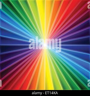 Regenbogen buntes Papier gefaltet Dreiecke Hintergrund. 10 RGB EPS-Vektor-illustration Stock Vektor