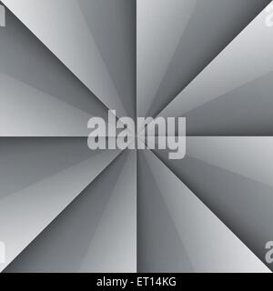 Grau und weiß glänzend gefaltet Papierhintergrund Dreiecke. 10 RGB EPS-Vektor-illustration Stock Vektor
