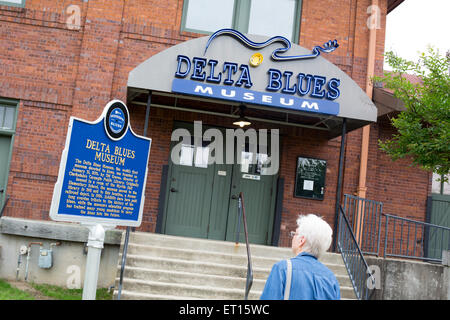 Clarksdale, Mississippi - Delta Blues Museum. Stockfoto