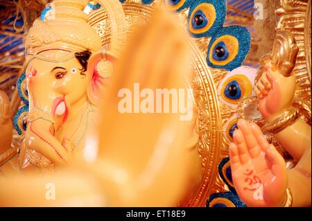 Ganesh Festival, Ganesha Idols, Ganpati Idol, Ganapati, Bombay, Mumbai, Maharashtra, Indien, Indien, Asien, Asiatisch Stockfoto