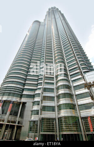 Petronas Zwillingstürme Klcc; Kuala Lumpur; Malaysien Stockfoto