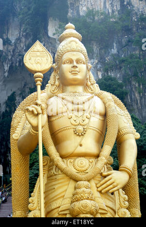 Riesige Statue von Lord Narayana Kartikeya; Malaysien Stockfoto