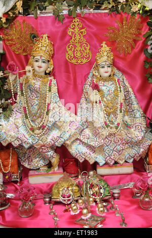 Herr Radha Krishna in Mumbai, Maharashtra, Indien Stockfoto