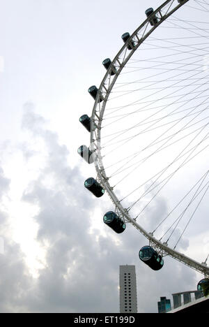 Flyer Welt größten Riesen Riesenrad; Singapur Stockfoto