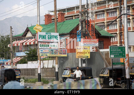Hotel Pine Grove; Srinagar; Jammu und Kaschmir; Indien Stockfoto