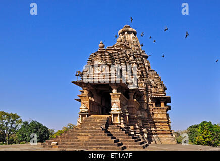 Vishvanatha Tempel westlichen Tempel von Khajuraho Madhya Pradesh Indien Asien Stockfoto