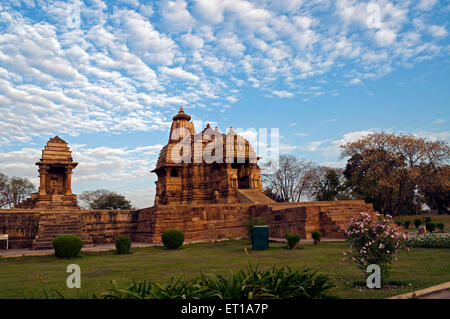 Devi Jagdambi Khajuraho Tempel Madhya Pradesh Indien Asien Stockfoto