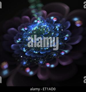 Aquarell Blume Textur neu Digital Stock Vektor