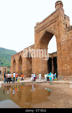 Tourist am Arhai din ka Jhonpra; Ajmer; Rajasthan; Indien Stockfoto