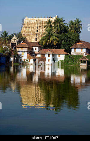 Padmanabha Tempel in Trivandrum; Kerala; Indien Stockfoto