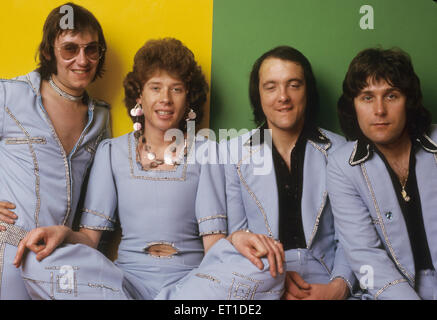 MUD UK-pop-Gruppe im Jahre 1974 Stockfoto