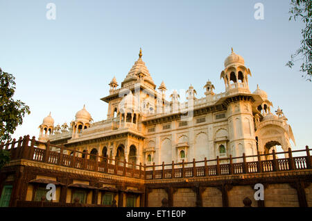 Jaswant Thada Jodhpur Rajasthan Indien Asien Stockfoto
