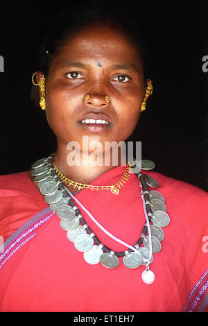 Tribal; Gaund Madia; Chhattisgarh; Indien nicht Herr Stockfoto