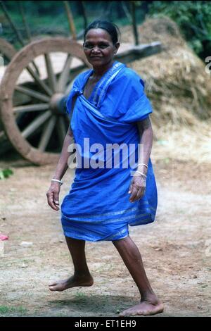 Tribal Dance; Gaund Madia; Chhattisgarh; Indien nicht Herr Stockfoto