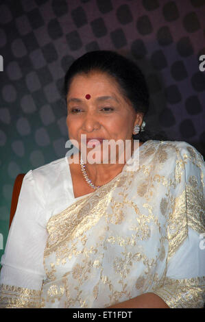 Asha Bhosle, indische Playback-Sängerin, Unternehmerin, Indien, Asien Stockfoto