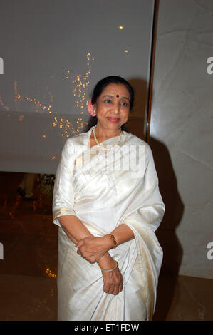 Asha Bhosle, indische Playback-Sängerin, Indien Stockfoto