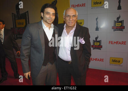 Yash Chopra, Yash Raj Chopra, Uday Chopra, Uday Raj Chopra, indische Filmregisseurin, Indischer Filmproduzent, indischer Schauspieler, Drehbuchautor, Indien, Asien Stockfoto