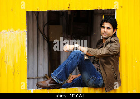 Rajeev Khandelwal, indischer Filmschauspieler, Fernsehschauspieler, Sänger, Moderator, Indien, Asien Stockfoto