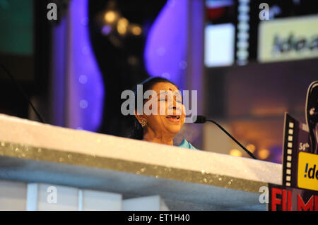 Asha Bhosle, indische Playback-Sängerin, Indien, Asien Stockfoto