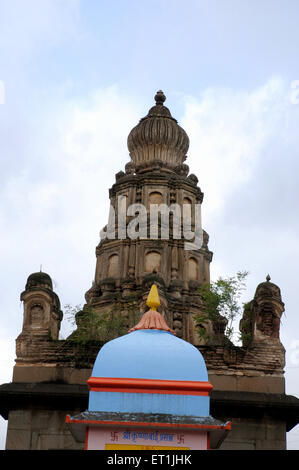 Lord Shiva-Tempel; Wai; Maharashtra; Indien 19. Juli 2009 Stockfoto