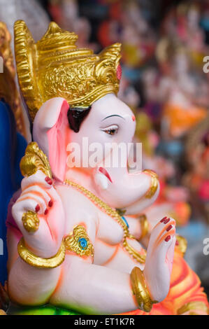 Idol von Lord Ganesh Pune Maharashtra Indien Asien Aug 2011 Stockfoto