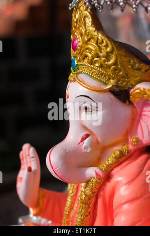 Idol von Lord Ganesh Pune Maharashtra Indien Asien Aug 2011 Stockfoto