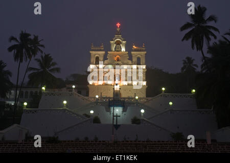 Kirche der Dame von der Unbefleckten Empfängnis Goa Maharashtra Indien Asien März 2011 Stockfoto