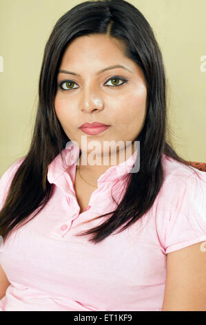 Südindische Mädchen Porträt in Pune bei Maharashtra Indien Asien MR #686 X Stockfoto