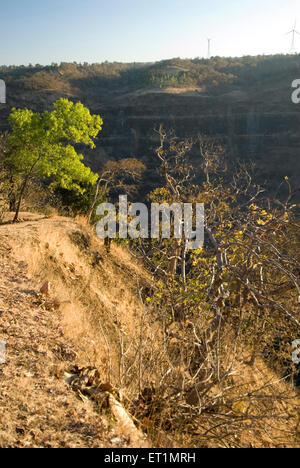 Bhimkund Point, Chikhaldara, Bergstation, Satpura Range, Deccan-Hochebene, Amravati, Maharashtra, Indien, Asien Stockfoto