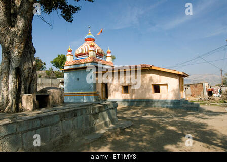 Rokdoba Maruti Mandir von Hanuman Junnar Village; District Pune; Maharashtra; Indien Stockfoto