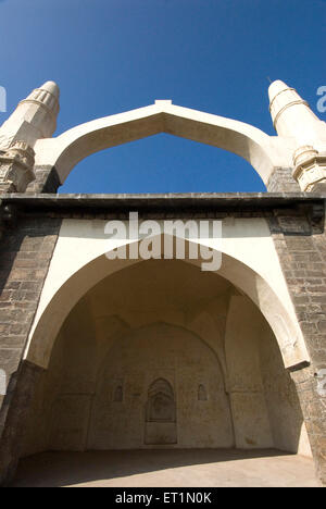 Kamani Masjid Shivneri fort; Taluka Junnar; District Pune; Maharashtra; Indien Stockfoto