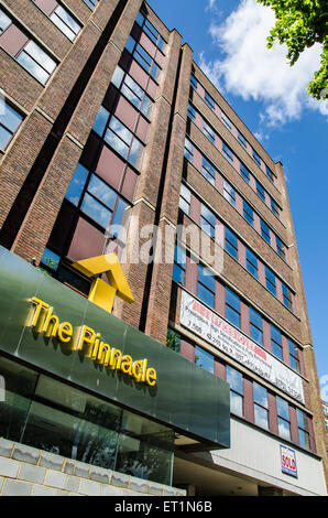 Ein Entwickler kauft The Pinnacle in Victoria Avenue, Southend, mit Plänen, die siebenstöckige Gebäude in Wohnungen umzuwandeln. Stockfoto