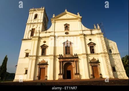 Eingang der Kathedrale Se; Old Goa; Indien Stockfoto