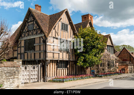 Halls Croft, Stratford war im Besitz von William Shakespeares Tochter Susanna Hall, und ihr Ehemann John Hall Stockfoto