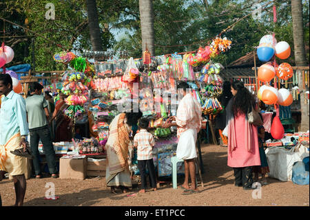 Verkäufer auf Straße in Kerala; Indien Stockfoto