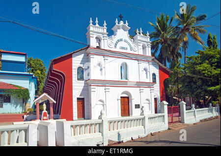 Unbefleckte Empfängnis-Kirche am Vengurla Sindhudurg; Maharashtra; Indien Stockfoto