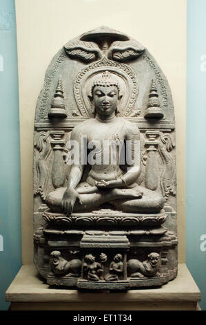 Buddha, Gautama Buddha, Lord Buddha, Sakyamuni, Sakamuni, Baroda Museum, Vadodara, Gujarat, Indien, Asien Stockfoto