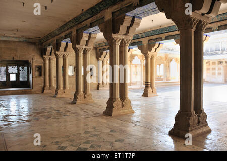 Chhatra Mahal in Bundi Palast Rajasthan Indien Asien Stockfoto