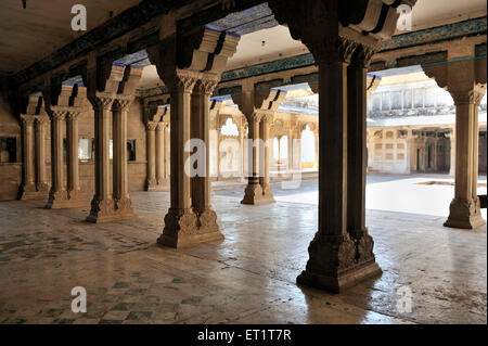 Chhatra Mahal in Bundi Palast Rajasthan Indien Asien Stockfoto