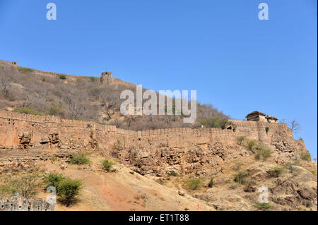 Fort Taragarh in Bundi in Rajasthan Indien Asien Stockfoto
