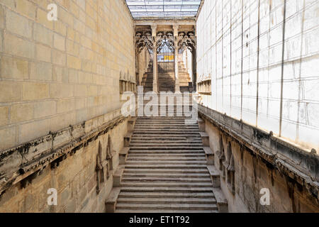 Raniji Ki Baori Stufenbrunnen in Bundi in Rajasthan Indien Asien Stockfoto