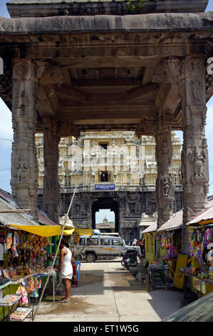 Ekambareshvara-Tempel in Kanchipuram in Tamilnadu Indien Asien Stockfoto