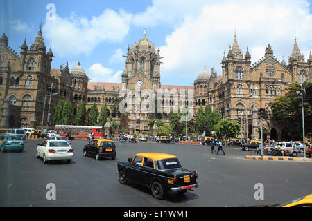 Chhatrapati Shivaji Terminus in Mumbai, Maharashtra, Indien Asien Stockfoto