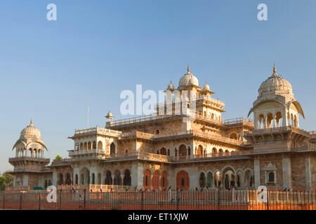 Zentrales Museum Albert Hall; Jaipur; Rajasthan; Indien Stockfoto