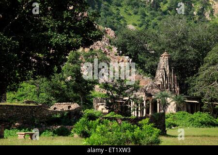 Somnath Tempel; Bhangarh; Rajasthan; Indien Stockfoto