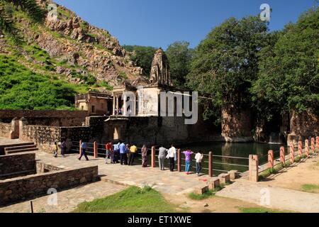 Somnath Tempel; Bhangarh; Rajasthan; Indien Stockfoto